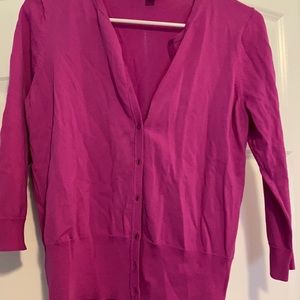 Beautiful pink 3/4 sleeve cardigan